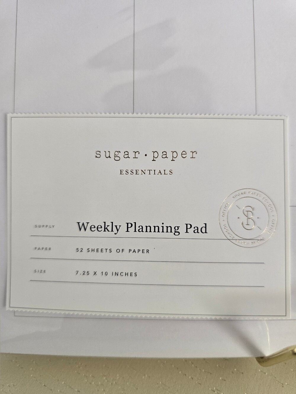 Sugar Paper Essentials Weekly Planning Pad - Picture 5 of 5